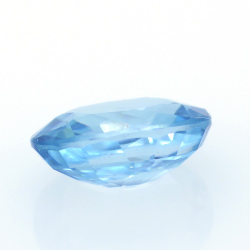 2,06 ct  Blauer Zirkon Oval Schnitt