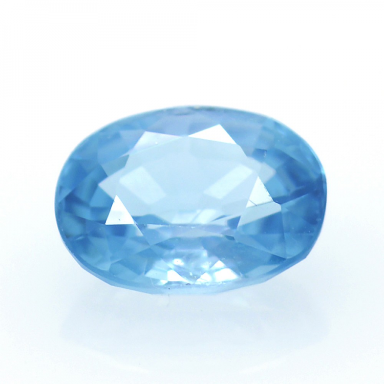 2,06 ct  Blauer Zirkon Oval Schnitt