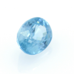  2,16 ct Blauer Zirkon Oval Schnitt