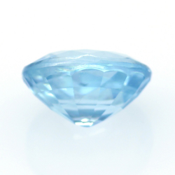  2,16 ct Blauer Zirkon Oval Schnitt