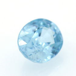 1,99 ct Zircon Bleu Taille Ovale