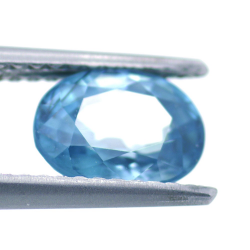 1,95 ct   Zircón Azul Talla Ovalada