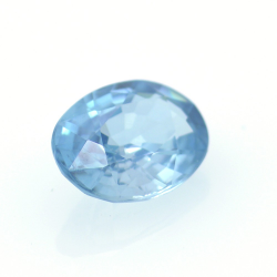 1,65 ct Blauer Zirkon Oval Schnitt