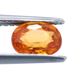 1,33ct Spessartine Granat Oval Schnitt