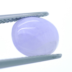 3,05ct Violet Jade Cabochon Oval