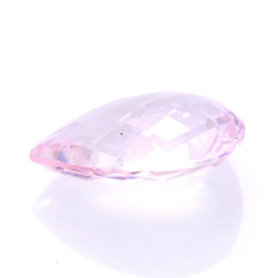 13.35ct Morganite Pear Cut with Checkerboard 19.95x15.02mm