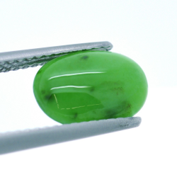 2,00ct Green Jade Cabochon Cut