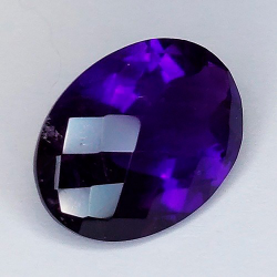 10.59 ct Pear Damero Amethyst 17.95 x 13.12 x 8.57 mm