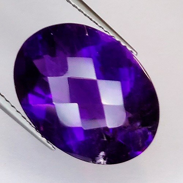 10.59 ct Pear Damero Amethyst 17.95 x 13.12 x 8.57 mm