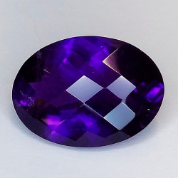 10.59 ct Pear Damero Amethyst 17.95 x 13.12 x 8.57 mm