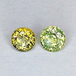 1.41 ct Crisoberilo Redondo 5.3 x 3.4 y 5.08 x 3.7 mm