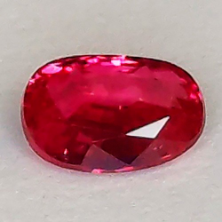 0.49 ct Oval Ruby 5.40 x 3.59 x 2.41 mm