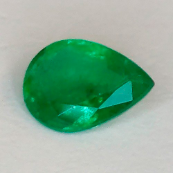 1,32 ct Emeraude poire 8,87 6,46 x 3,89 mm