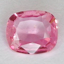 0.61 ct Zafiro cojín rosa 6.08 x 5.13 x 2.11 mm