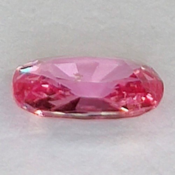 0.61 ct Zafiro cojín rosa 6.08 x 5.13 x 2.11 mm