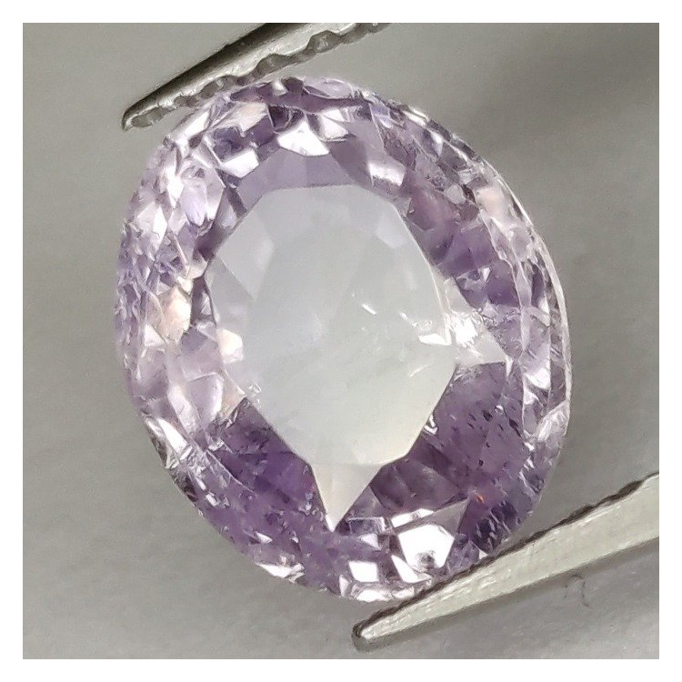 2,32 ct Zaffiro viola ovale 8,32 x 6,77 x 4,19 mm