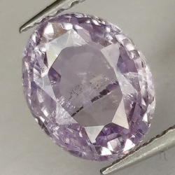 2,32 ct Saphir violet ovale 8,32 x 6,77 x 4,19 mm