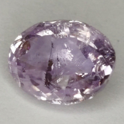 2,32 ct Zaffiro viola ovale 8,32 x 6,77 x 4,19 mm