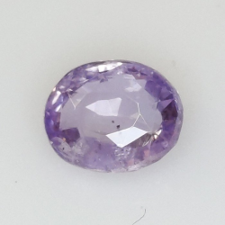2,17 ct Zaffiro viola ovale 7,82 x 6,37 x 4,06 mm