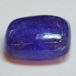 13.82 ct Tanzanita Cabujón Cojín 15.50 x 11.39 x 6.96 mm