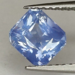 1.57 ct Emerald-cut Blue Sapphire 6.43 x 5.88 x 4.40 mm
