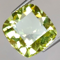 4.13 ct Lemon Quartz Coussin 10.00 x 9.98 x 6.68 mm