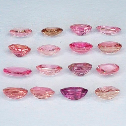3.29 ct Zafiro Ovalado rosa De 4.5 a 3.7 mm