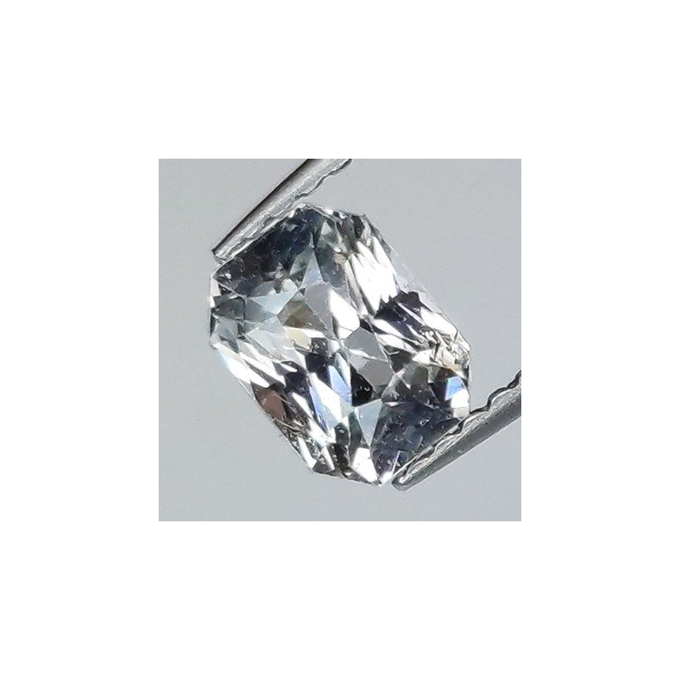 1,14 ct Zafiro Azul talla esmeralda 6,39 x 4,76 x 3,80 mm