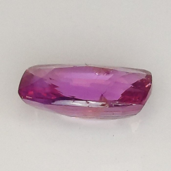 1,34 ct Zafiro cojín rosa 7,64 x 5,45 x 2,95 mm