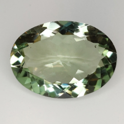 9,53 ct Oval Prasiolita 18.09 x 13.08 x 7.05 mm