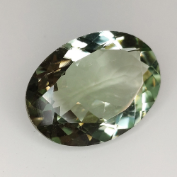 9,53 ct Oval Prasiolita 18.09 x 13.08 x 7.05 mm