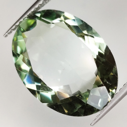 9,53 ct Oval Prasiolita 18.09 x 13.08 x 7.05 mm