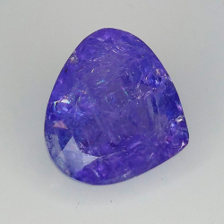 5.10 ct  Tanzanita pera 10.44 x 11.22 x 6.16 mm