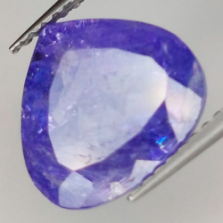 5.10 ct  Tanzanita pera 10.44 x 11.22 x 6.16 mm