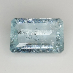 2,71 ct  Aguamarina Esmeralda 10,88 x 7,81 x 3,90 mm