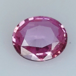 1,25 ct Pink Sapphire oval cut 7,54 x 6,54 x 2,87 mm