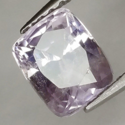 1,33 ct Zafiro morado cojín 6,42 x 5,29 x 3,77 mm