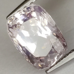 1,58 ct Zafiro Padparadscha cojín 7,37 x 5,42 x 4,06 mm