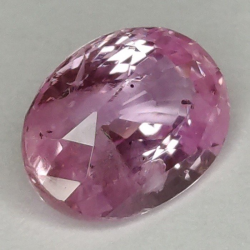 1,53 ct Zafiro rosa talla oval 7,89 x 5,79 x 3,81 mm