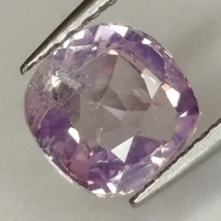 1,62 ct Zafiro morado cojín 6,29 x 6,46 x 3,66 mm