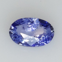 0,78 ct Saphir bleu ovale 7,23 x 4,70 x 2,58 mm