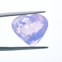 16,12 ct  Améthyste Taille Coeur 17,24x15,05mm