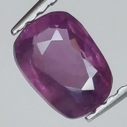 0,90 ct Zafiro cojín rosa 6.42 x 4.73 x 3.05 mm