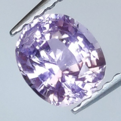 0,92 ct Pink Sapphire oval cut 6,07 x 5,26 x 3,61 mm