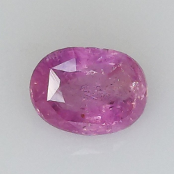 1,04 ct Sapphire taille ovale 6,75 x 5,04 x 3,13 mm