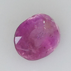 1,04 ct Pink Sapphire oval cut 6,75 x 5,04 x 3,13 mm