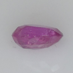 1,04 ct rosafarbener Saphir im Ovalschliff 6,75 x 5,04 x 3,13 mm