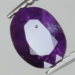 1,09 ct Saphir violet ovale 6,53 x 5,00 x 4,04 mm