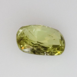 0,94 ct Kissen Saphir gelb 7,18 x 5,62 x 2,65 mm