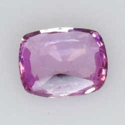 0,90 ct Zaffiro rosa a cuscino 6,22 X 5,64 X 2,36 mm